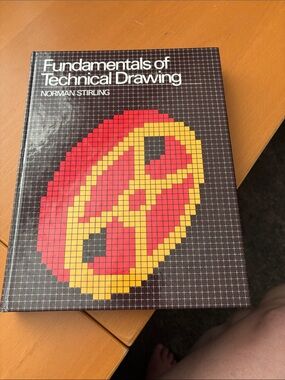 Fundamentals of Technical Drawing — Black Cover with Red & Yellow Graphic